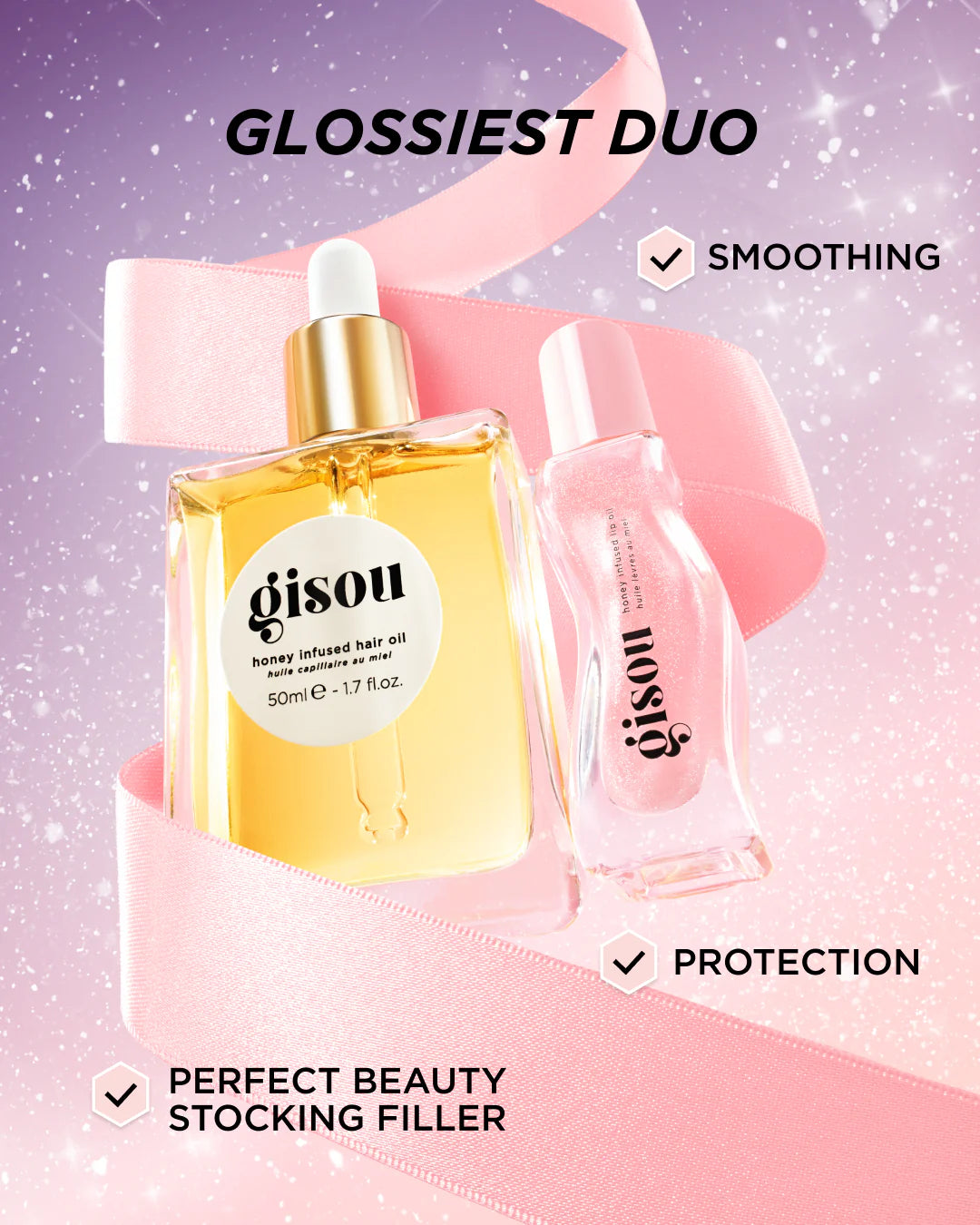 Gisou-Honey Gloss & Go Duo Gift Set